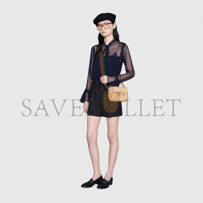 G*u*i horsebit 1955 mini bag 658574 (20.5*14*5cm)