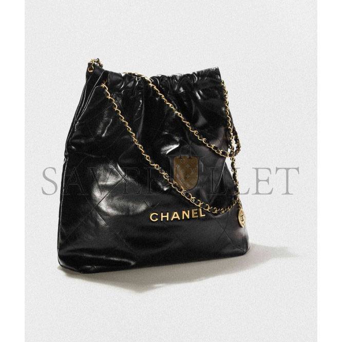Ch*el 22 large handbag gold hardware as3262 b08037 94305 (48*45*10cm)