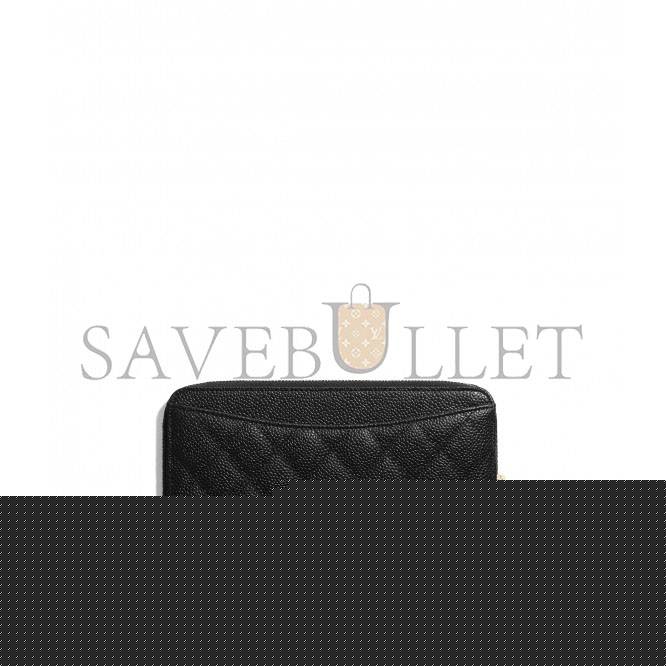 Ch*el classic long zipped wallet gold hardware ap0242 y01864 c3906 (19.5*10.5*2cm)