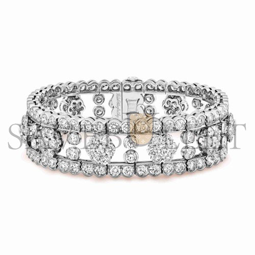 VAN CLEEF ARPELS SNOWFLAKE BRACELET - PLATINUM, DIAMOND VCARO3RH00
