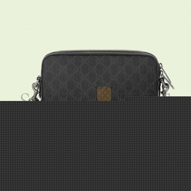G*u*i shoulder bag with interlocking&g 703468 (24.5*16*4.5cm)
