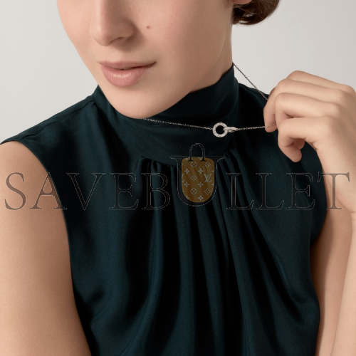 CARTIER LOVE NECKLACE, DIAMOND-PAVED B7216300