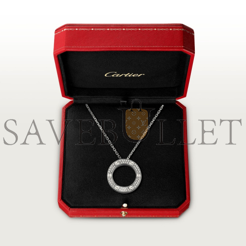 CARTIER LOVE NECKLACE, DIAMOND-PAVED B7058000
