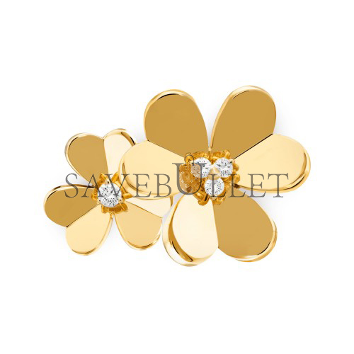 VAN CLEEF ARPELS FRIVOLE BETWEEN THE FINGER RING - YELLOW GOLD, DIAMOND VCARB67600