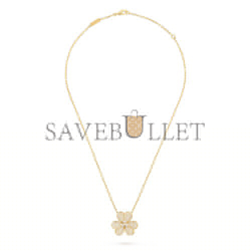 VAN CLEEF ARPELS FRIVOLE PENDANT, LARGE MODEL - YELLOW GOLD, DIAMOND VCARP0J700
