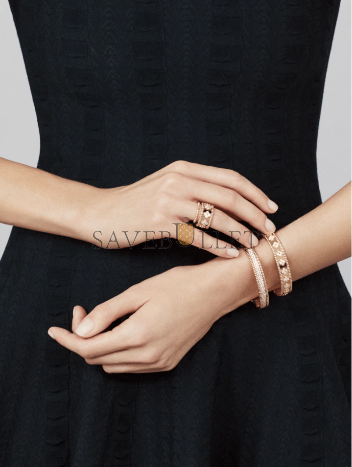 VAN CLEEF ARPELS PERLÉE PEARLS OF GOLD RING, SMALL MODEL - ROSE GOLD VCARN33000