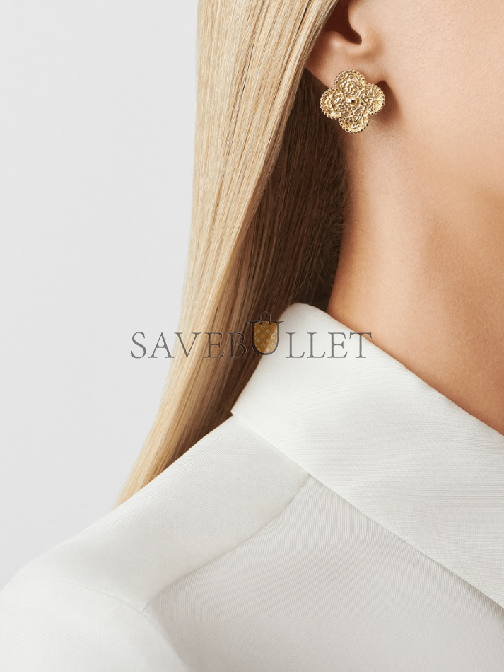 VAN CLEEF ARPELS MAGIC ALHAMBRA EARRINGS - YELLOW GOLD VCARO1II00