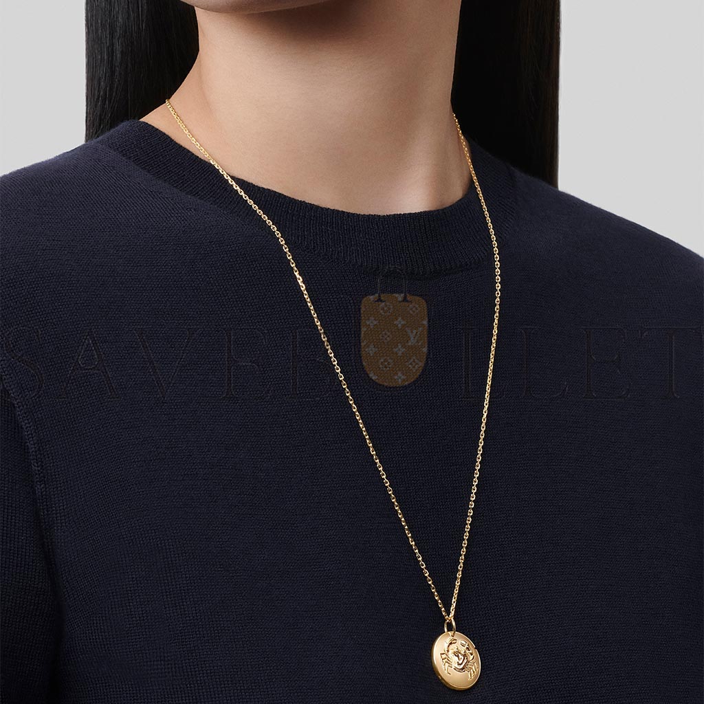 VAN CLEEF ARPELS ZODIAQUE MEDAL CANCRI (CANCER) - YELLOW GOLD VCARP7SX00
