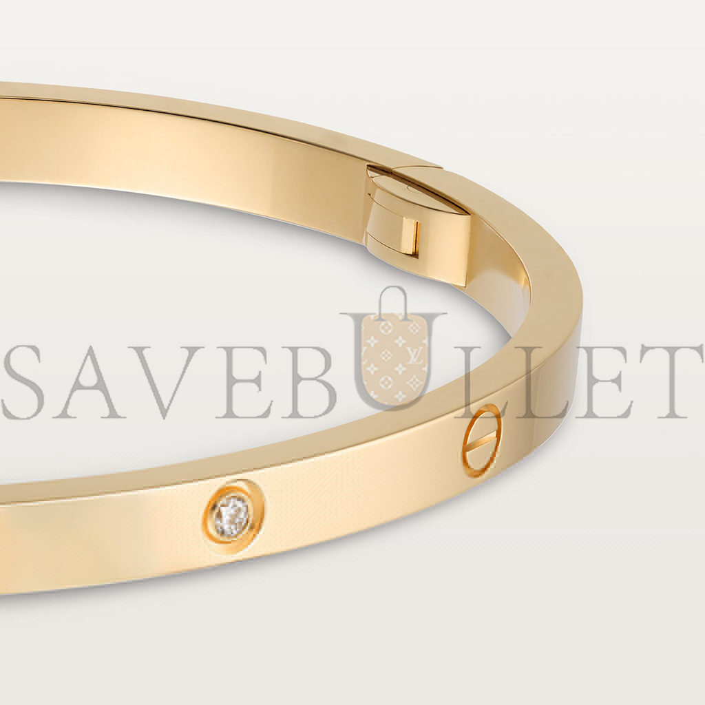 CARTIER LOVE BRACELET, SMALL MODEL, 6 DIAMONDS B6047217
