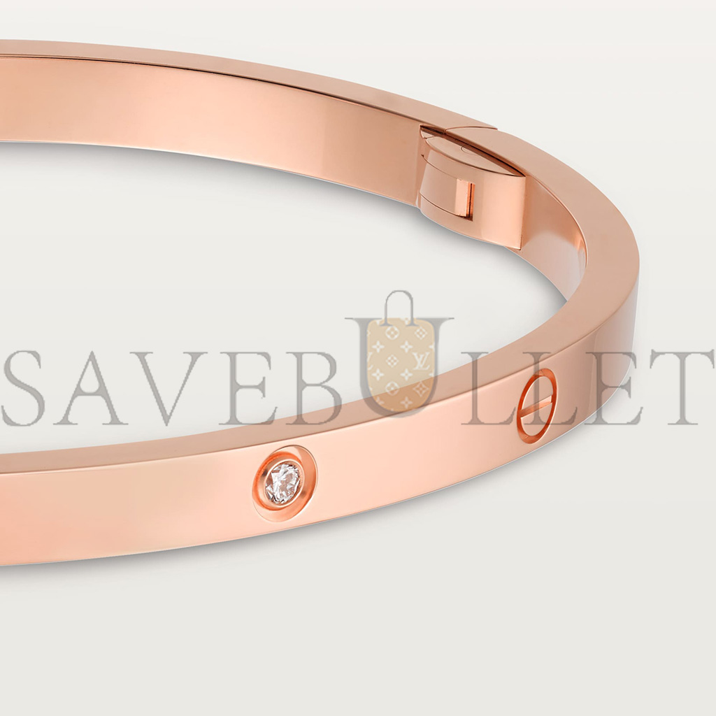 CARTIER LOVE BRACELET, SMALL MODEL, 6 DIAMONDS B6047617