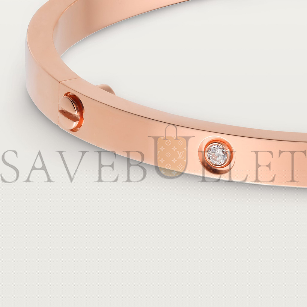CARTIER LOVE BRACELET, SMALL MODEL, 6 DIAMONDS B6047617