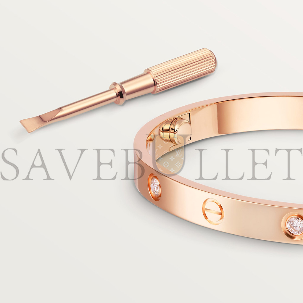 CARTIER LOVE BRACELET, 4 DIAMONDS B6069917