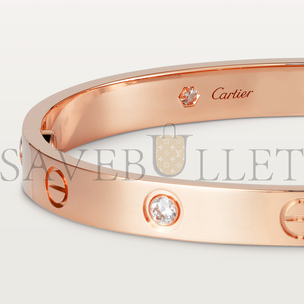 CARTIER LOVE BRACELET, 4 DIAMONDS B6069917