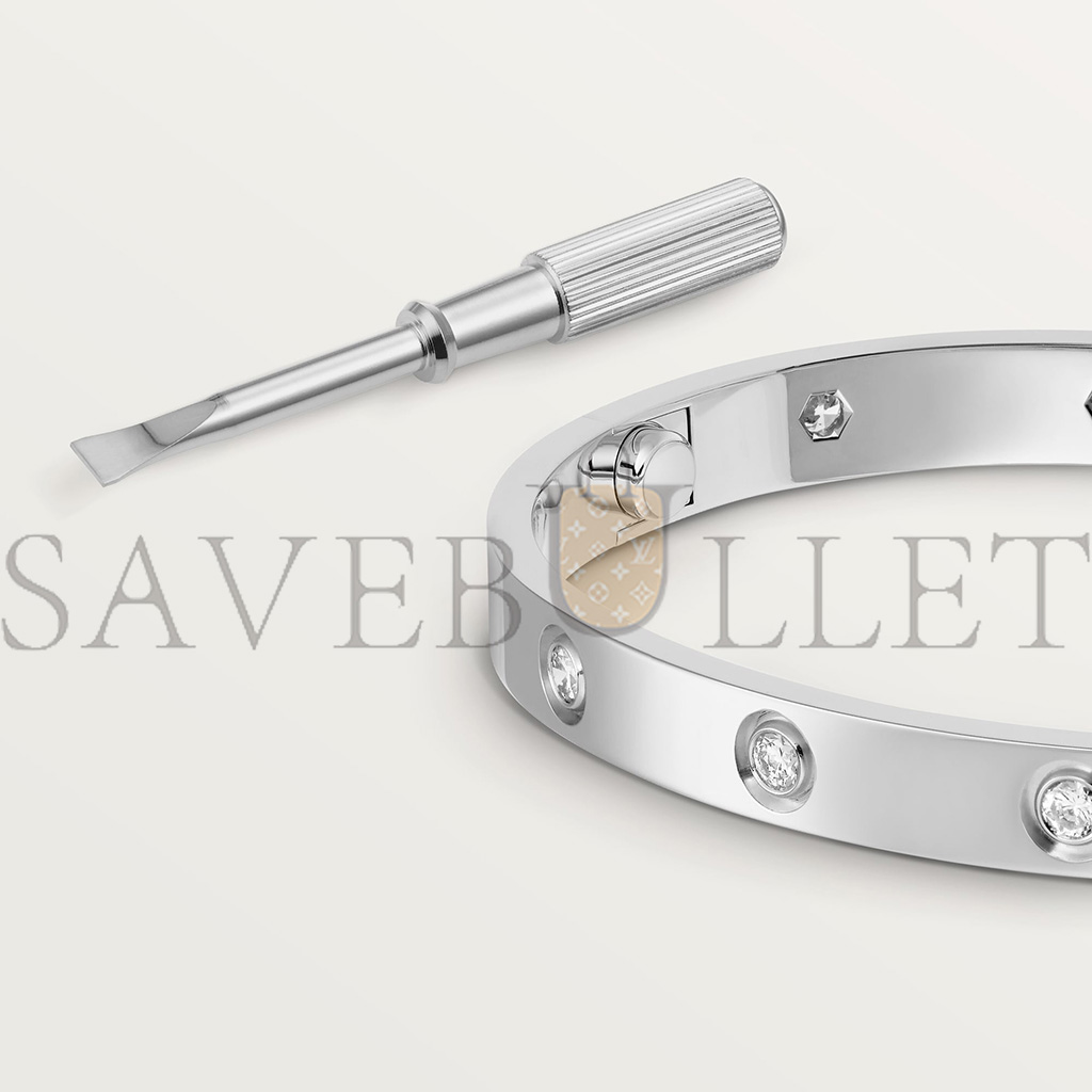 CARTIER LOVE BRACELET, 10 DIAMONDS B6070417