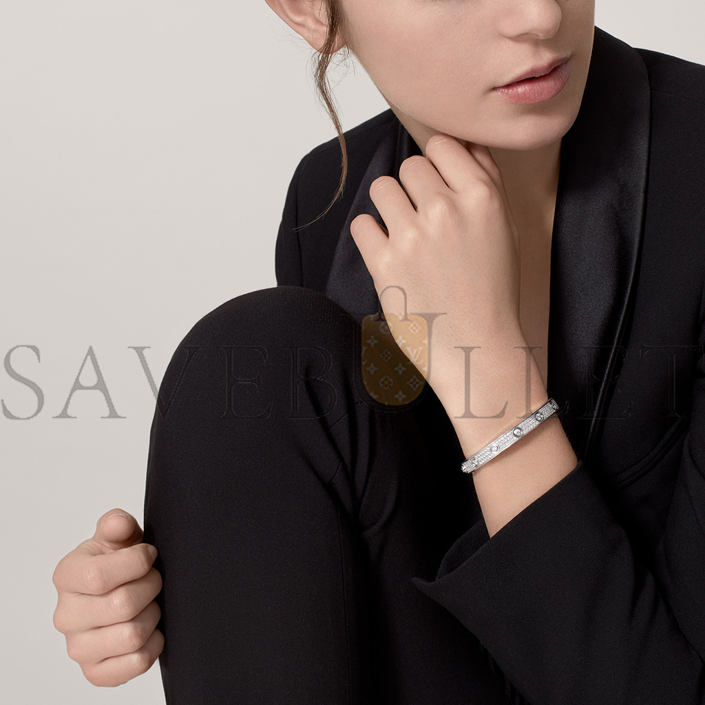 CARTIER LOVE BRACELET, DIAMOND-PAVED N6033602