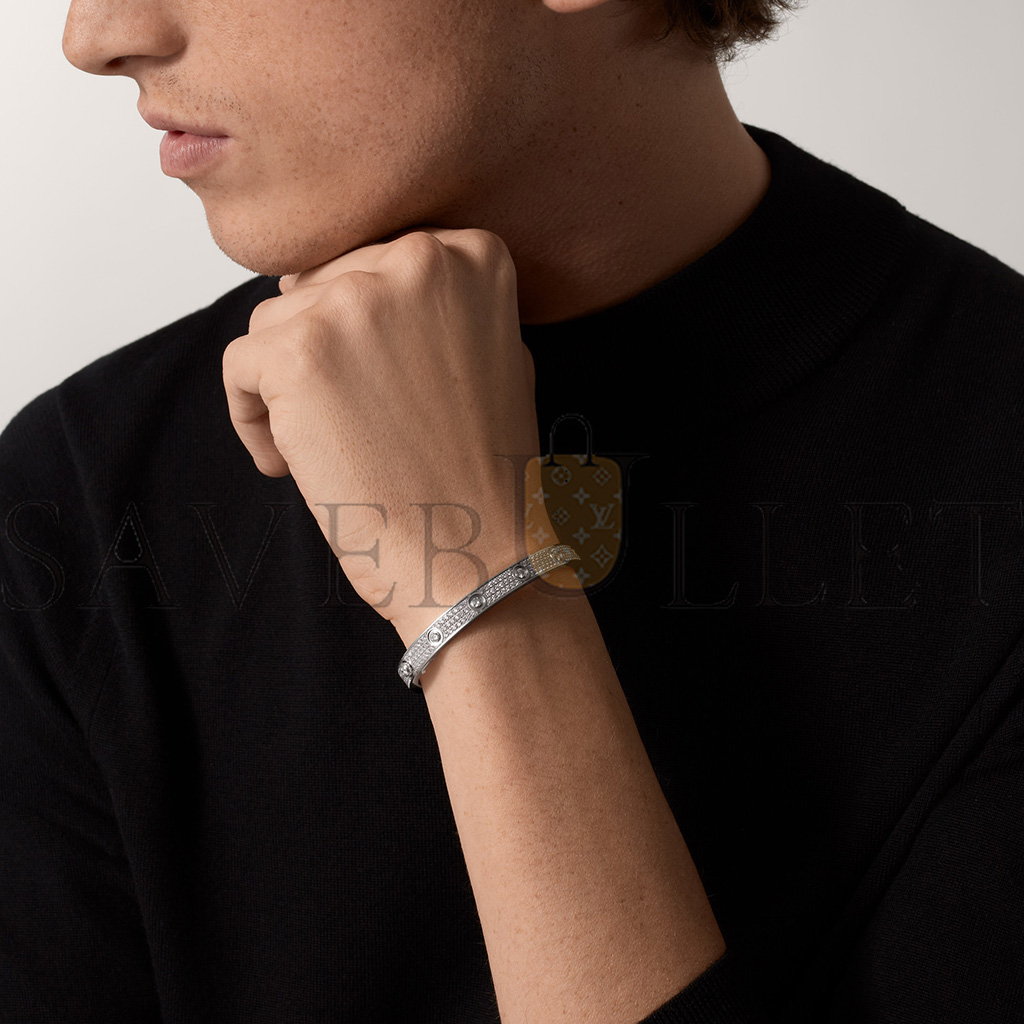 CARTIER LOVE BRACELET, DIAMOND-PAVED N6033602