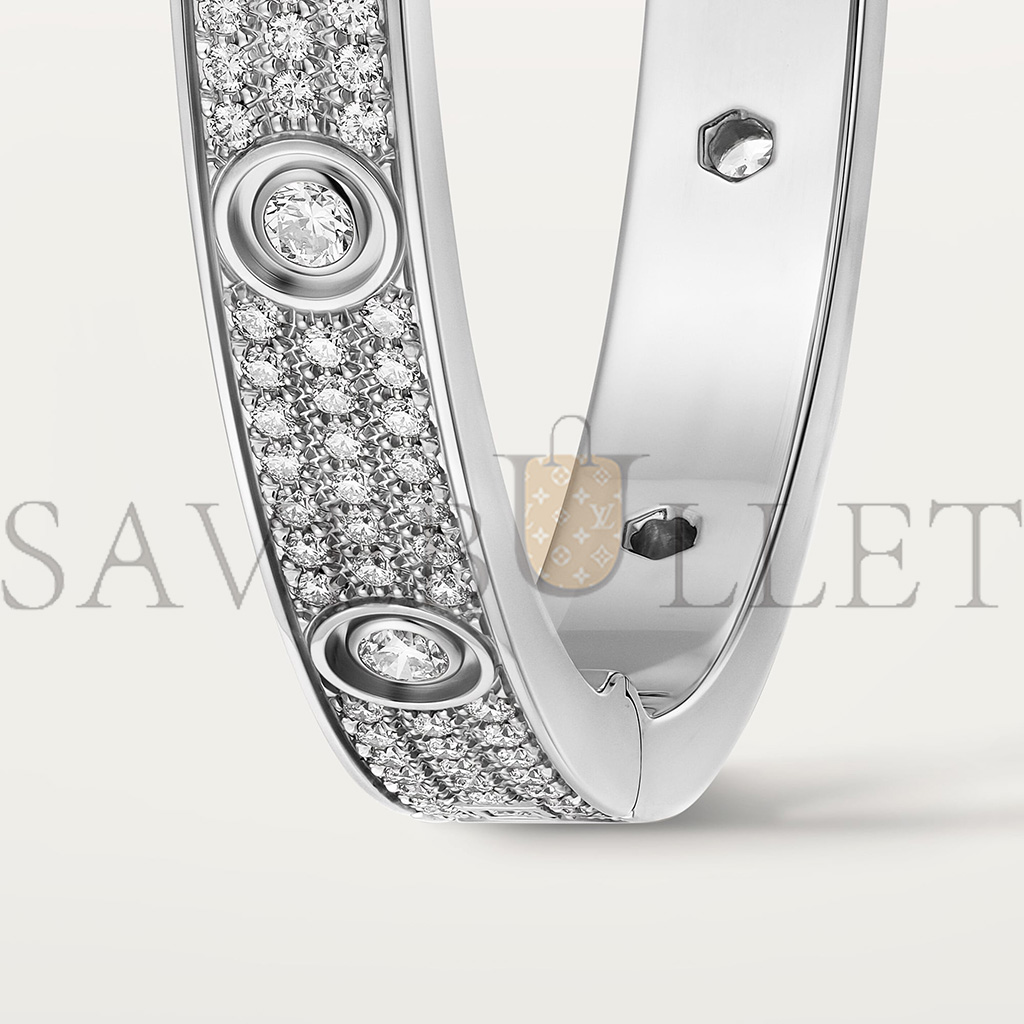 CARTIER LOVE BRACELET, DIAMOND-PAVED N6033602