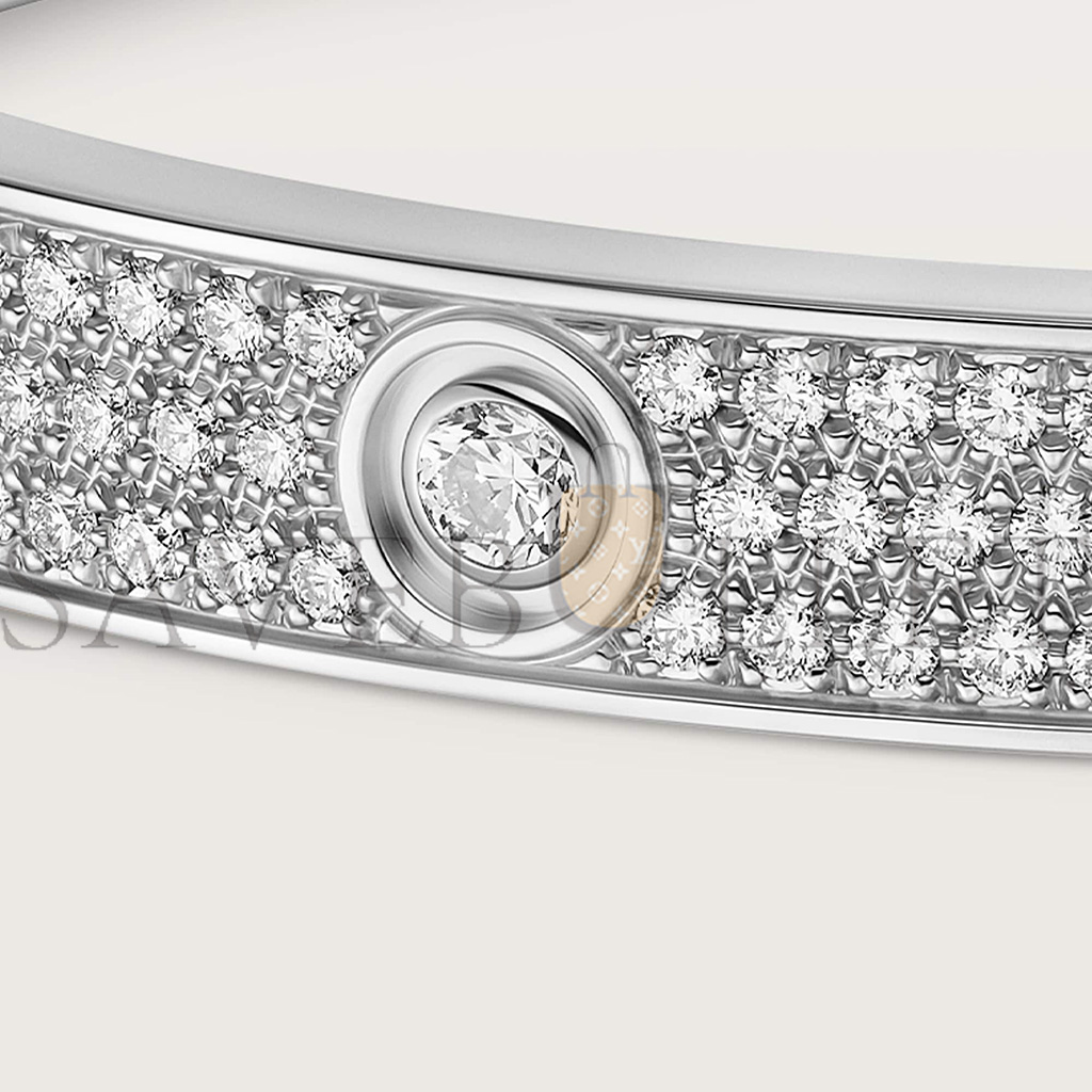 CARTIER LOVE BRACELET, DIAMOND-PAVED N6033602