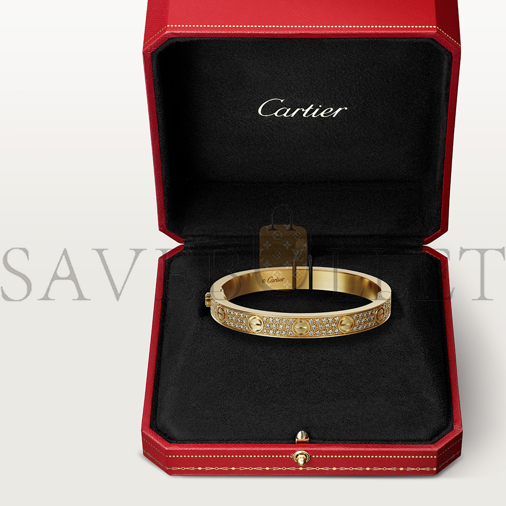 CARTIER LOVE BRACELET, DIAMOND-PAVED N6035017