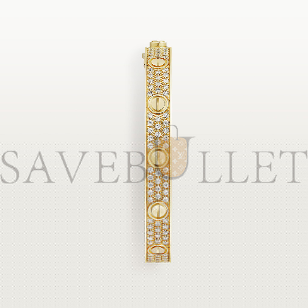 CARTIER LOVE BRACELET, DIAMOND-PAVED N6035017