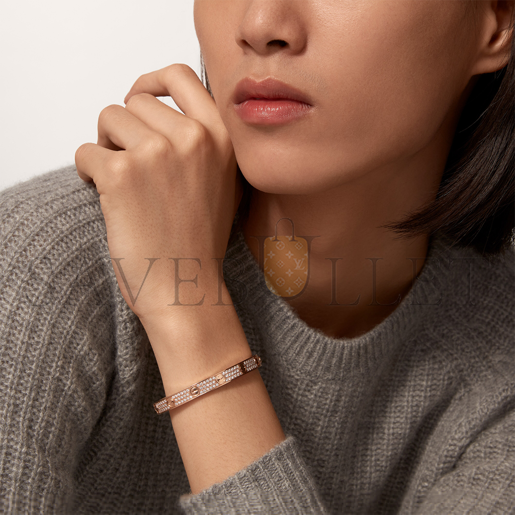 CARTIER LOVE BRACELET, DIAMOND-PAVED N6036917