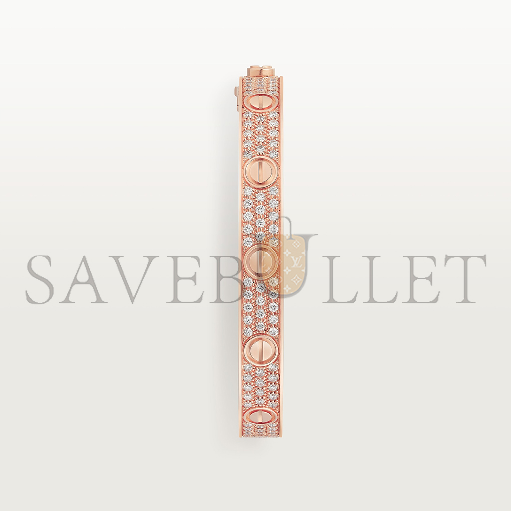CARTIER LOVE BRACELET, DIAMOND-PAVED N6036917
