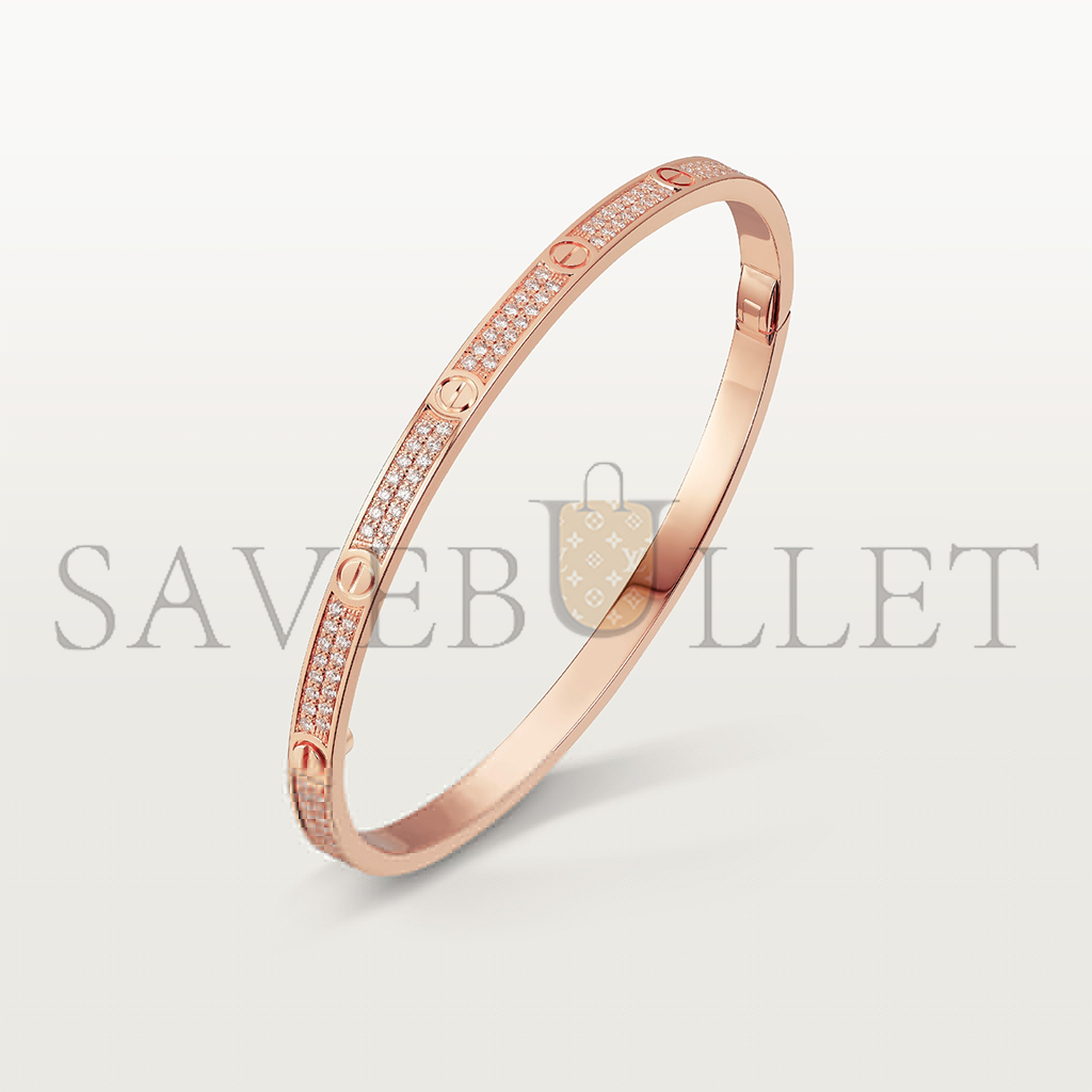 CARTIER LOVE BRACELET, SMALL MODEL, PAVED N6710717