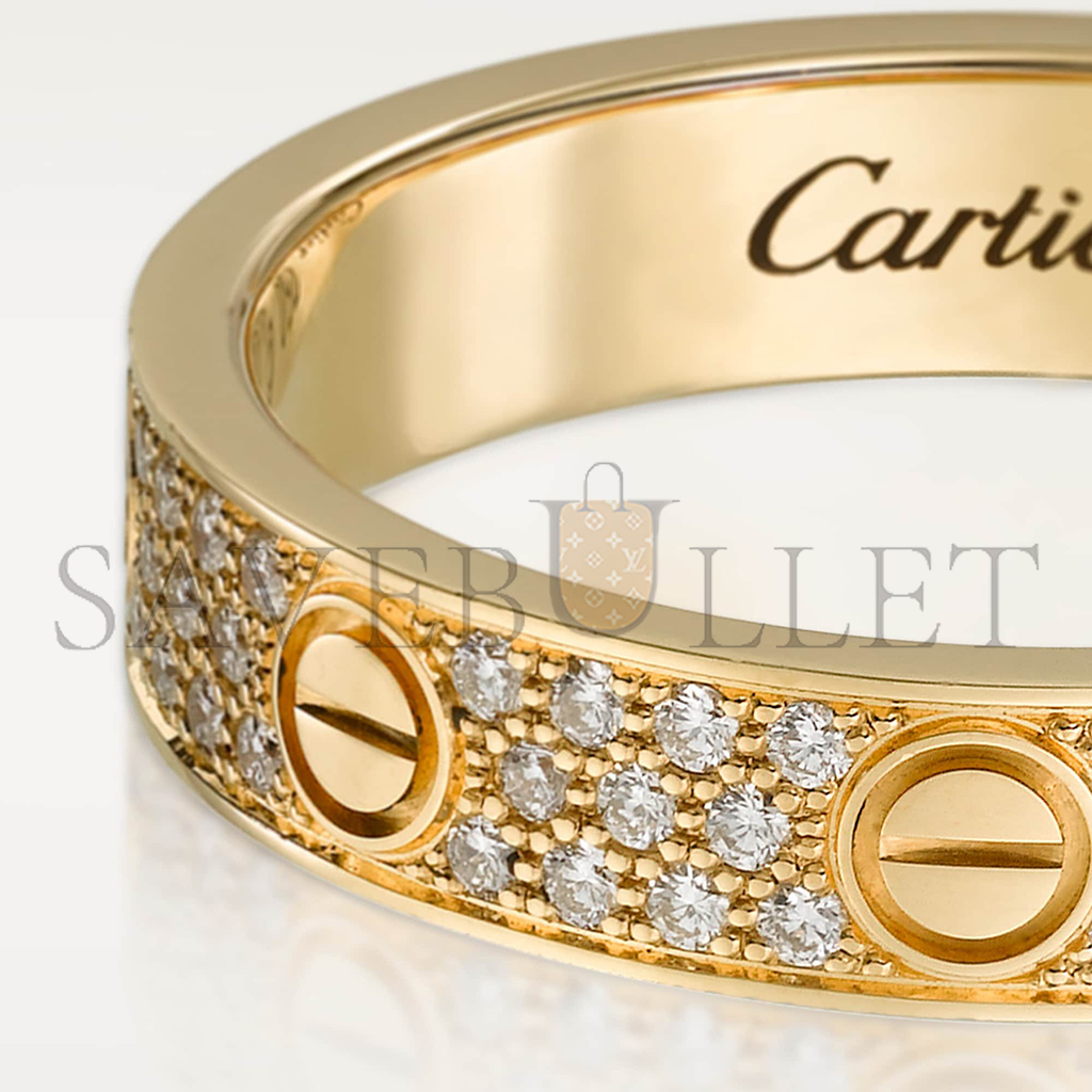 CARTIER LOVE WEDDING BAND, DIAMOND-PAVED B4083300