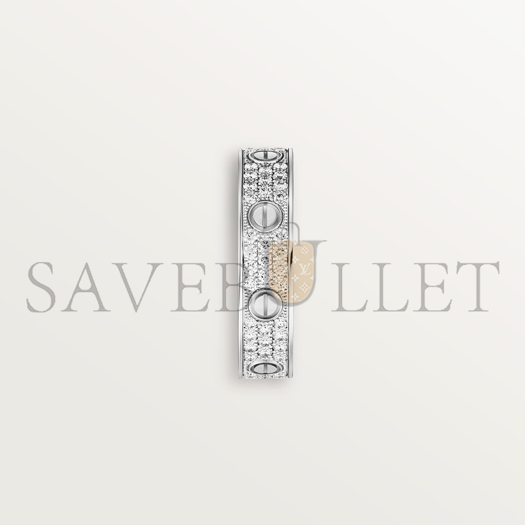 CARTIER LOVE WEDDING BAND, DIAMOND-PAVED B4083400