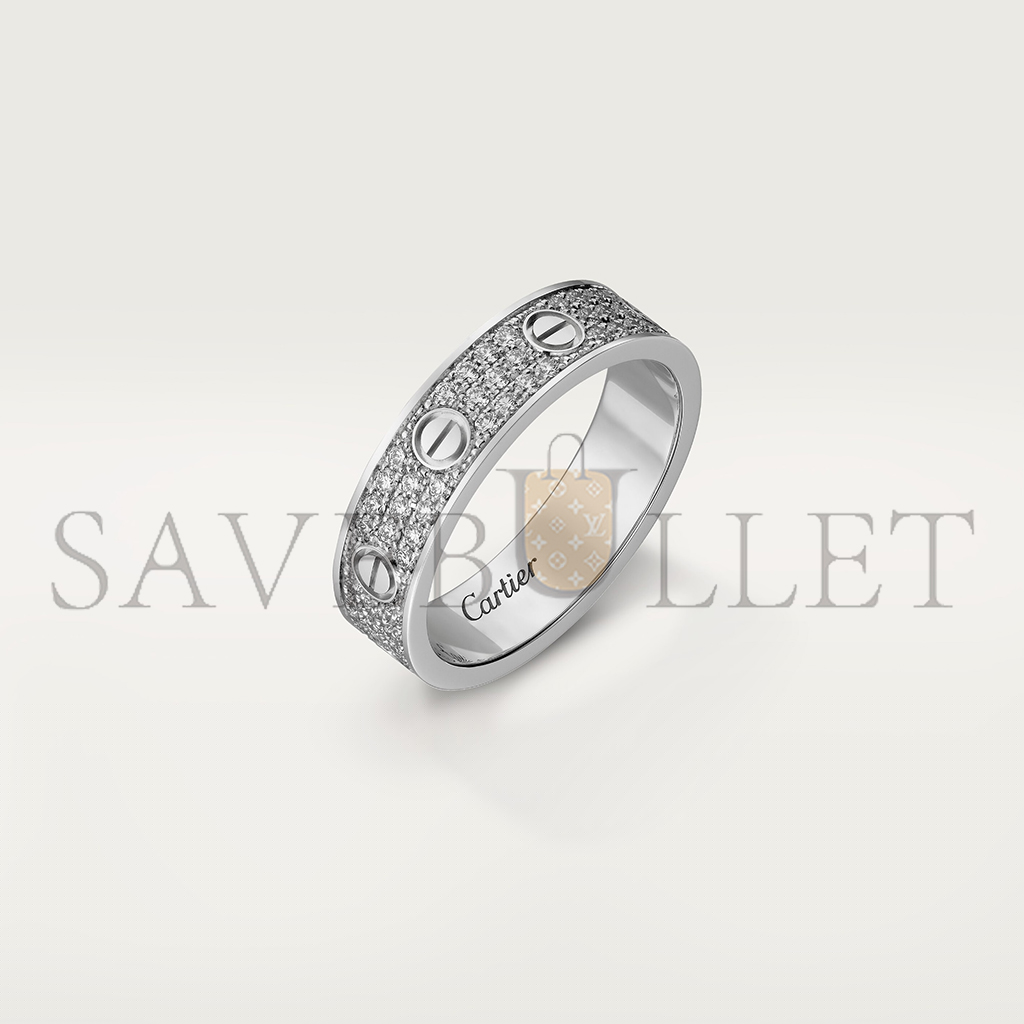 CARTIER LOVE WEDDING BAND, DIAMOND-PAVED B4083400