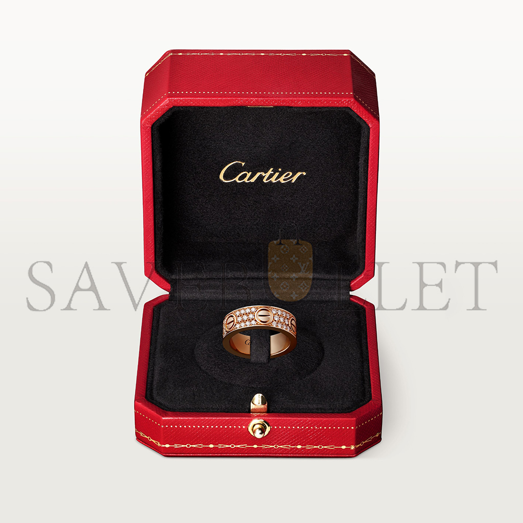 CARTIER LOVE RING, DIAMOND-PAVED B4087600