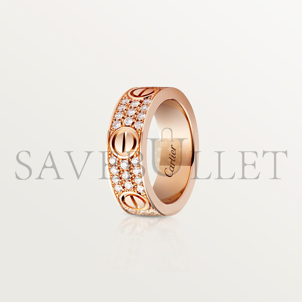 CARTIER LOVE RING, DIAMOND-PAVED B4087600