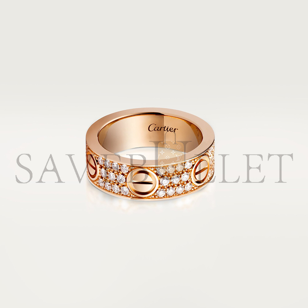 CARTIER LOVE RING, DIAMOND-PAVED B4087600