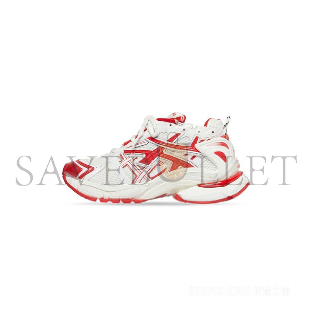 Ba*len*cia*ga runner sneaker white red 677403w3rb29060