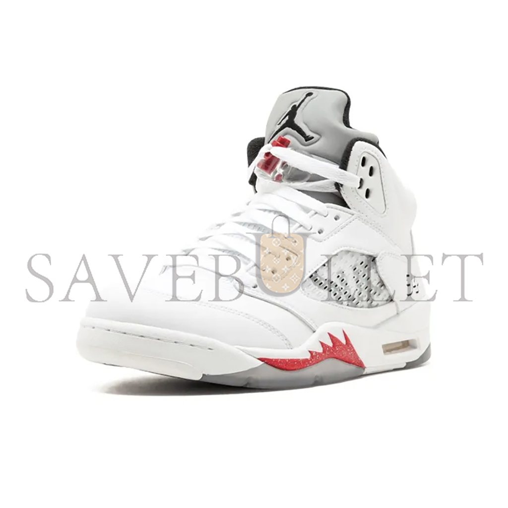 nike jordan 5 retro Sup*e white 824371-101