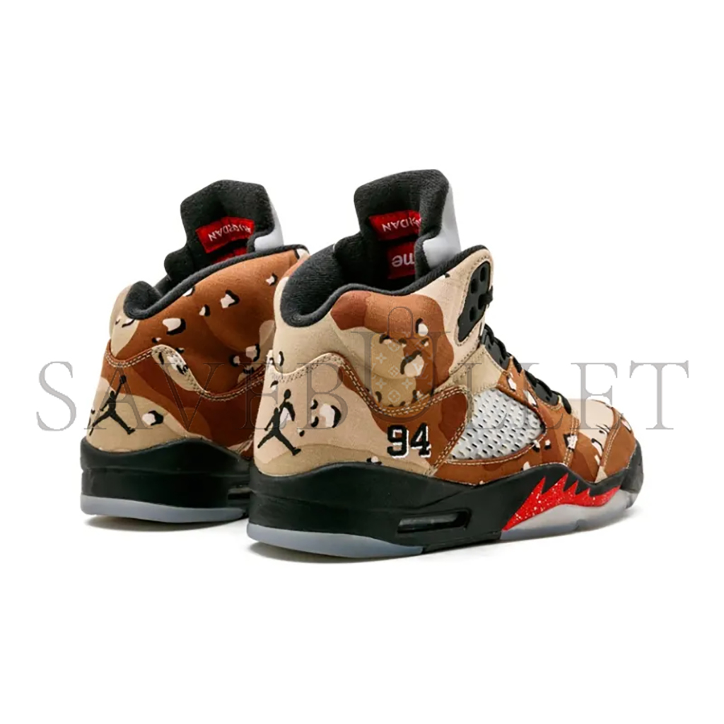 nike jordan 5 retro Sup*e desert camo 824371-201