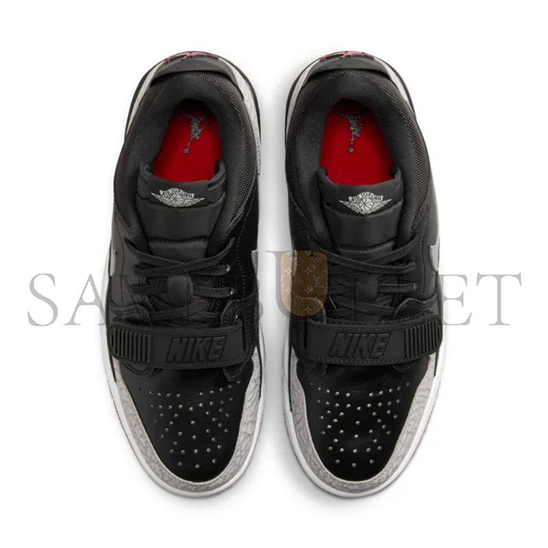 NIKE AIR JORDAN LEGACY 312 LOW BLACK CEMENT FQ7827-006