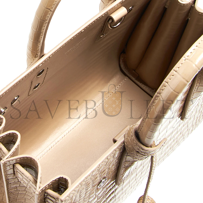 YSL BABY SAC DE JOUR CROC EMBOSSED 392035DND1N2721 (22*18*10.5cm)