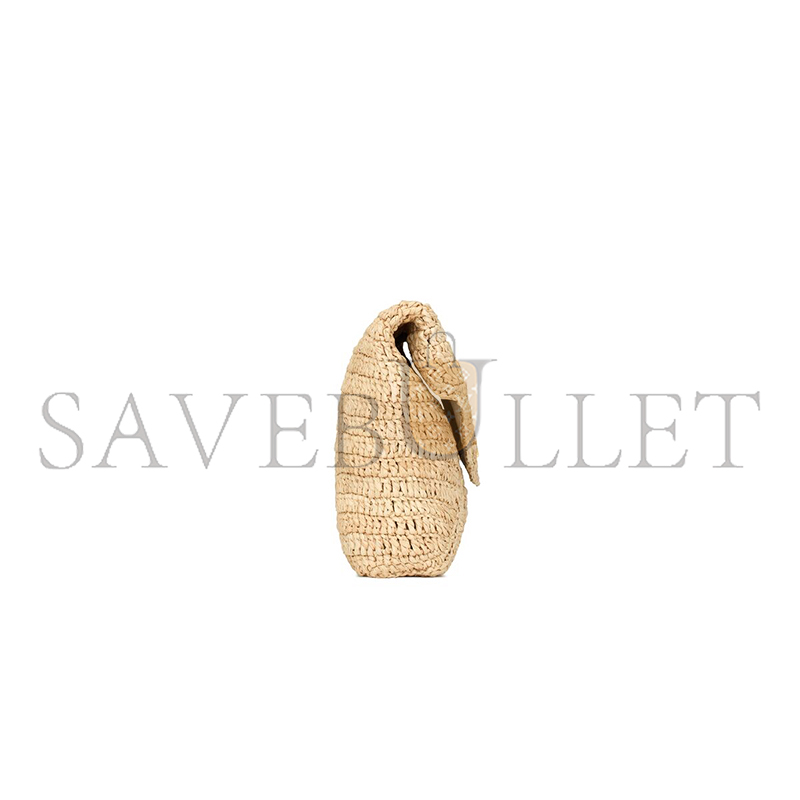 YSL CASSANDRE LARGE ENVELOPE POUCH IN RAFFIA 786074GAAEX2080 (29.5*18*4.5cm)