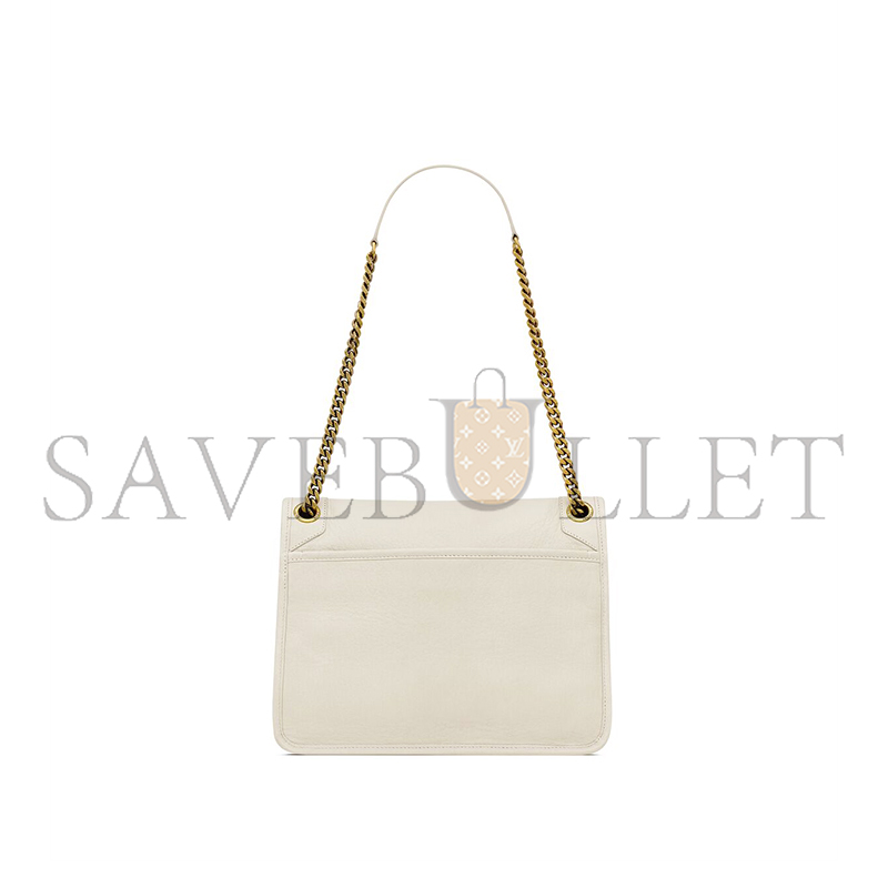 YSL NIKI MEDIUM IN GRAINED LAMBSKIN 633178AACYT9207 (28*20*8.5cm)
