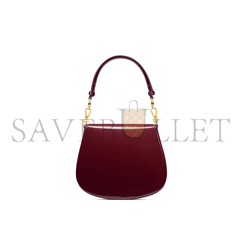 YSL VOLTAIRE TOP HANDLE IN PATENT LEATHER 800846BMIIW6413 (17.5*21*8cm)