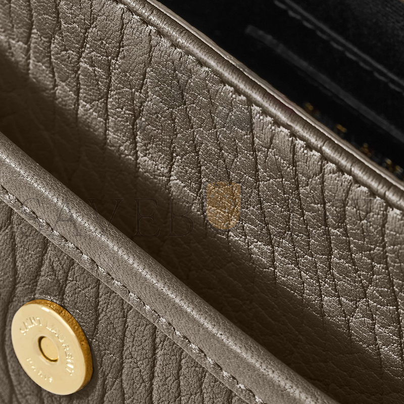 YSL NIKI CROSSBODY BAG IN LEATHER 218164781 (22*16.5*12cm)