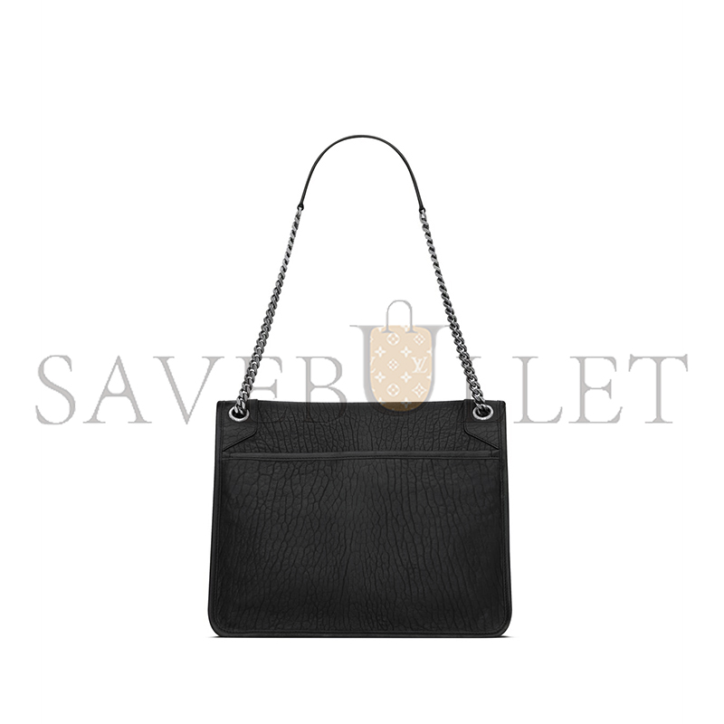 YSL NIKI LARGE IN GRAINED LAMBSKIN 803777AACIA1000 (32*23*9cm)