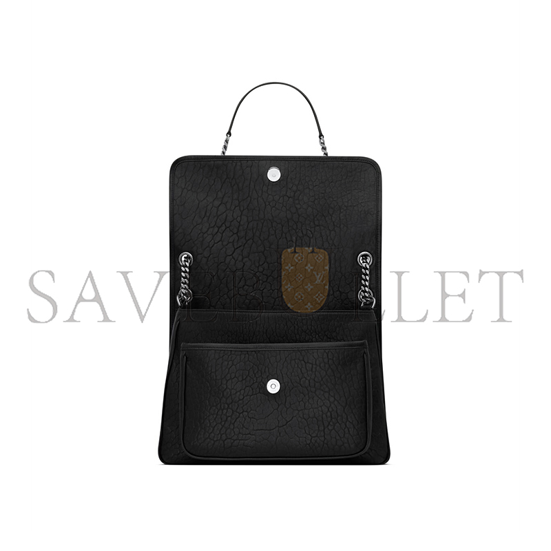 YSL NIKI LARGE IN GRAINED LAMBSKIN 803777AACIA1000 (32*23*9cm)