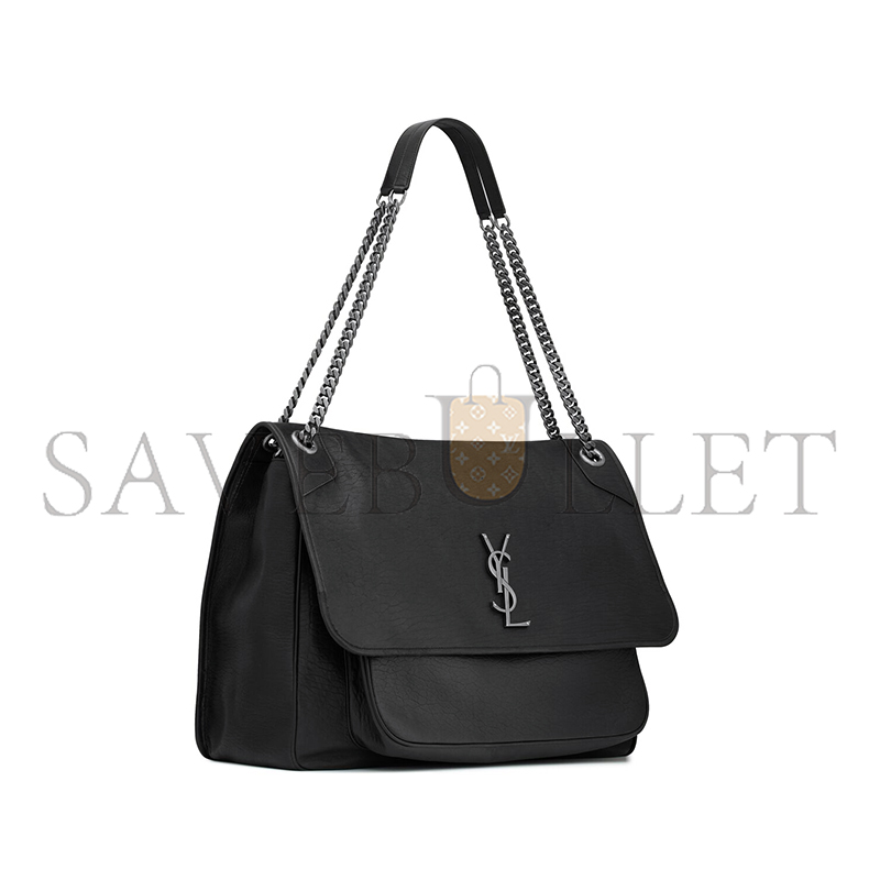 YSL NIKI OVERSIZED IN GRAINED LAMBSKIN 755857AACIA1000 (47*34*16cm)