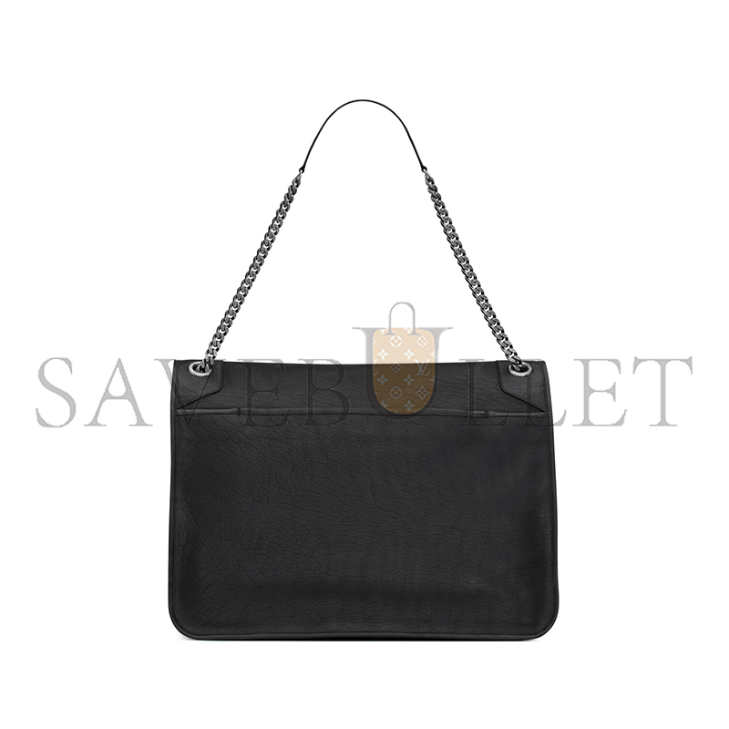 YSL NIKI OVERSIZED IN GRAINED LAMBSKIN 755857AACIA1000 (47*34*16cm)