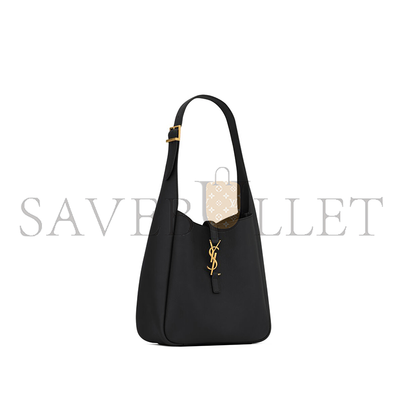 YSL LE 5 À 7 SUPPLE SMALL IN GRAINED LEATHER 713938AAAUQ1000 (23*22*8.5cm)