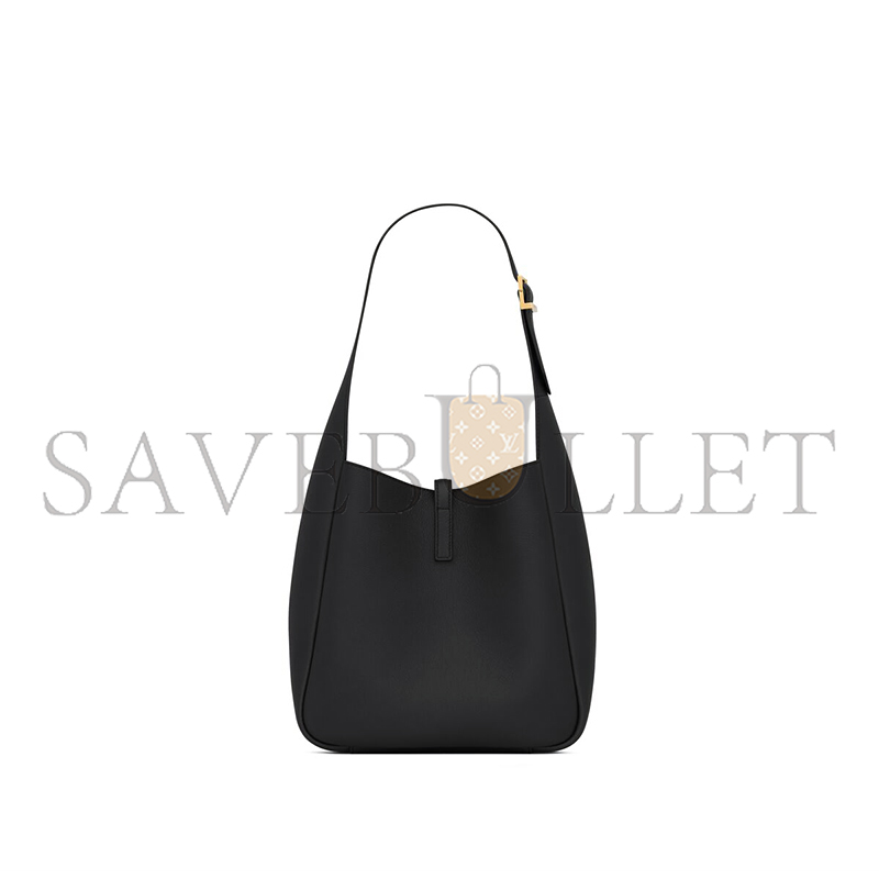 YSL LE 5 À 7 SUPPLE SMALL IN GRAINED LEATHER 713938AAAUQ1000 (23*22*8.5cm)