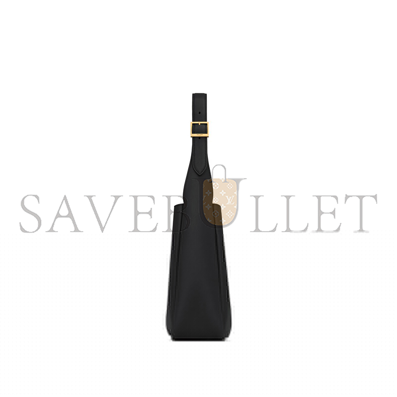 YSL LE 5 À 7 SUPPLE SMALL IN GRAINED LEATHER 713938AAAUQ1000 (23*22*8.5cm)