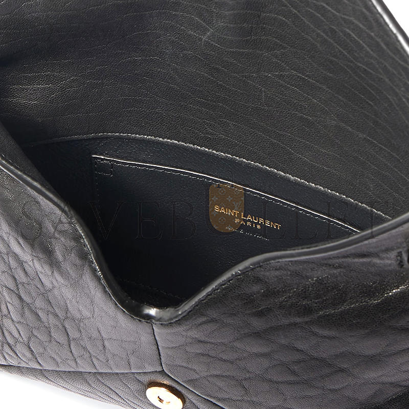 YSL CALYPSO MINI TEXTURED-LEATHER SHOULDER BAG 1647597357907612 (19*12*3cm)